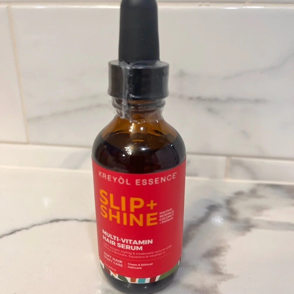 Kreyol Essence Slip+Shine Vegan Hair Multi Vitamin Serum.Morinca,coconut,Papaya.